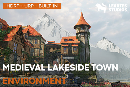 Medieval Lakeside Town