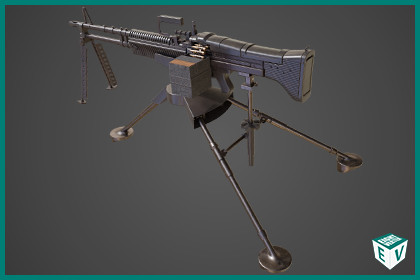 M60 Machine Gun URP and HDRP Textures