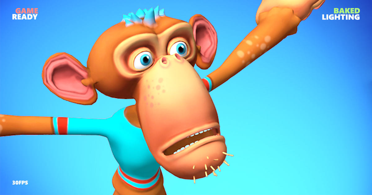 Monkey Ape Animated | 3D Animals | Unity Asset Store