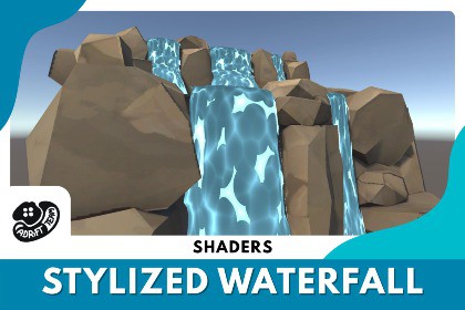 Stylized Waterfall Shader