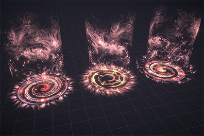 Elemental Fire Spell VFX