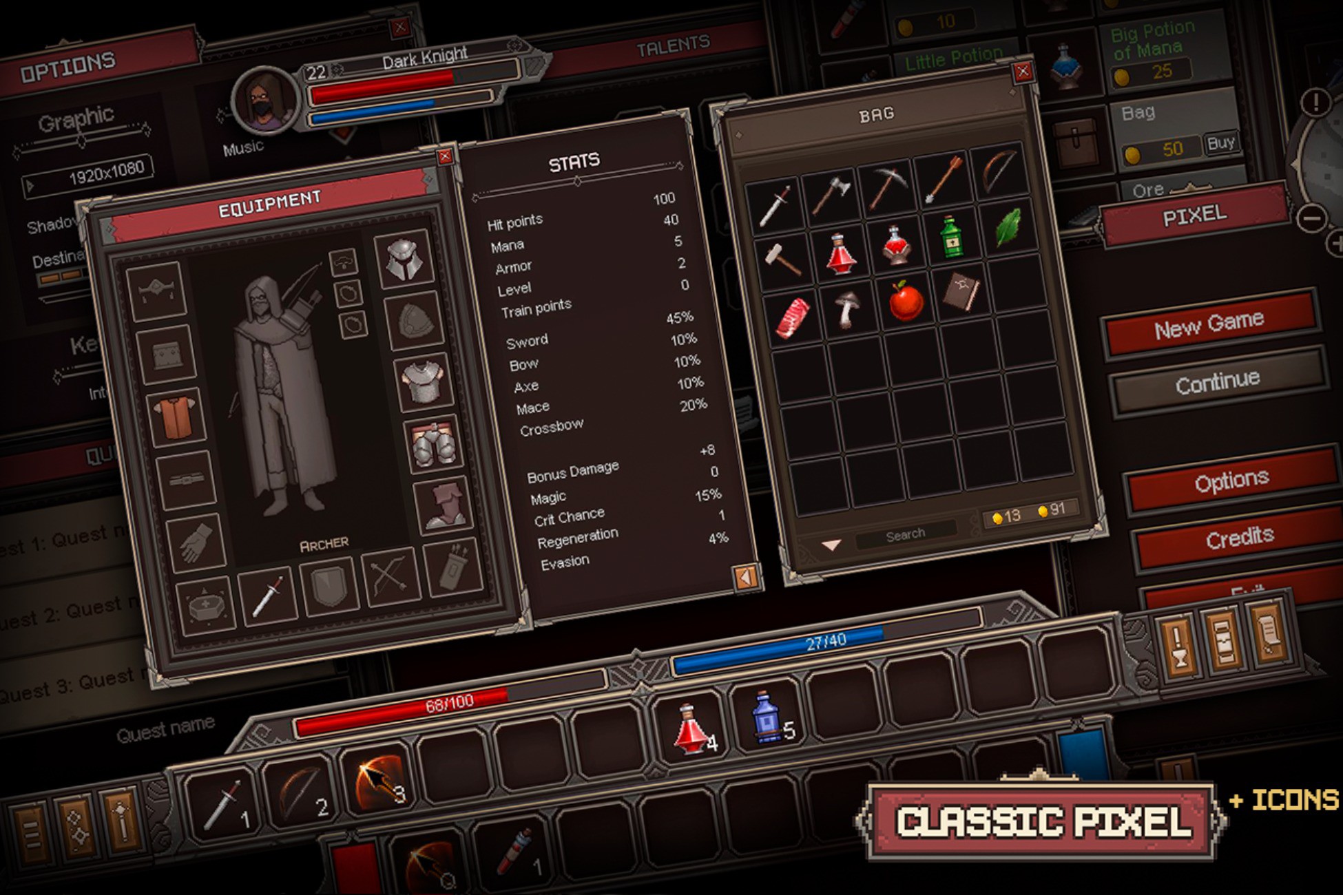 Classic Pixel UI | 2D Icons | Unity Asset Store