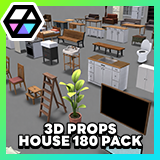3D Props - House 180 Pack