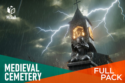 Medieval Cemetery - Full Pack