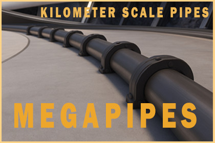 MegaPipes – Kilometric Pipe & Cable Generator for Unity