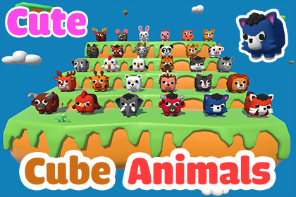 Cute Magic – Cube Animals Pack