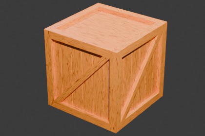 Wood Box & Broken Box