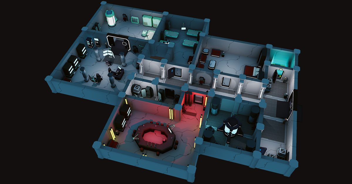 CUBE - Sci Fi Interiors Pack | 3D Sci-Fi | Unity Asset Store