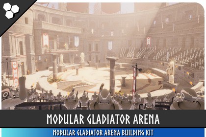 Modular Gladiator Arena (Gladiator Arena, Arena, Colosseum Arena)