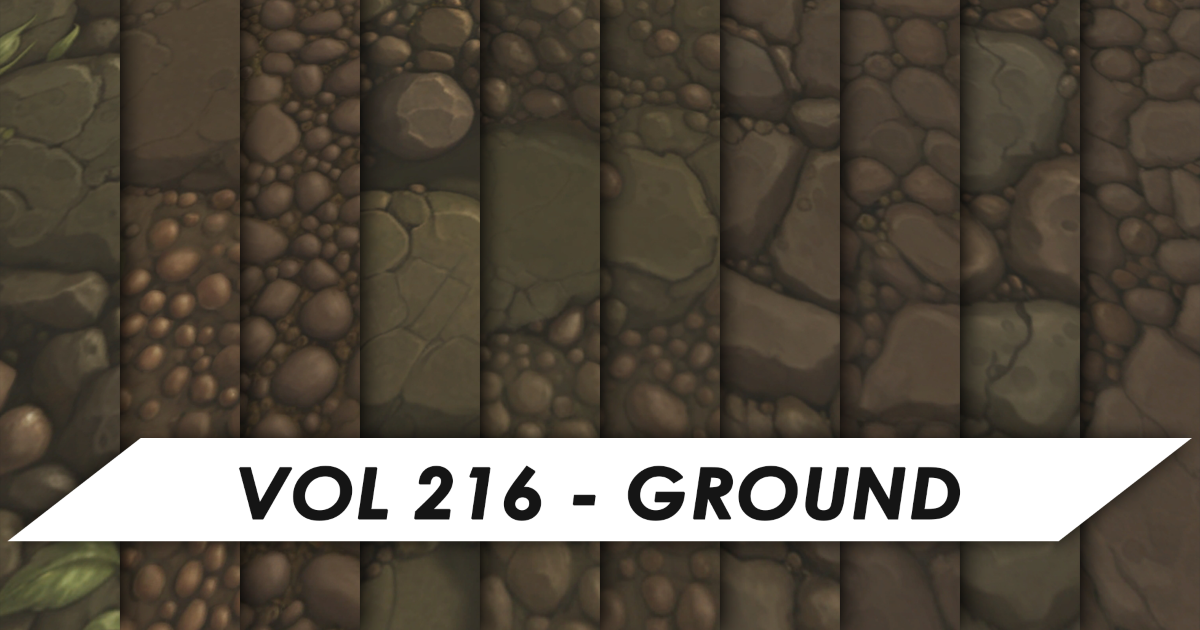 Stylized Textures - Vol 216 - Ground | 2D Textures & Materials | Unity ...