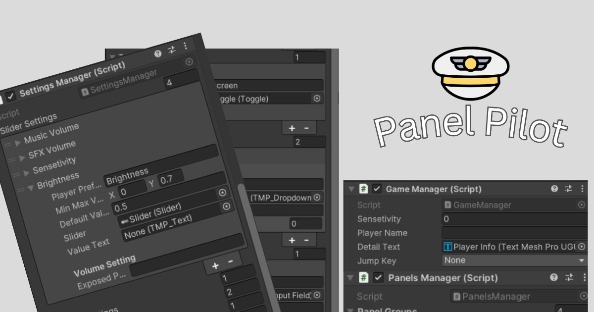 Panel Pilot | GUI Tools | Unity Asset Store
