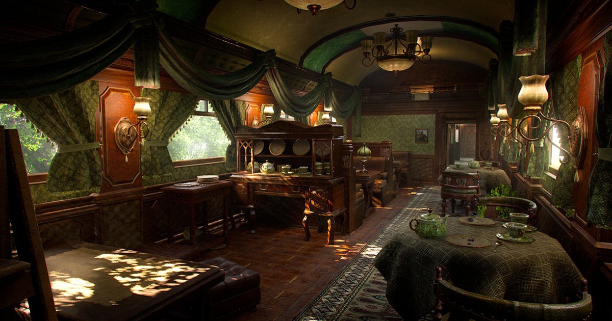 Victorian Train Interior Environment Pack