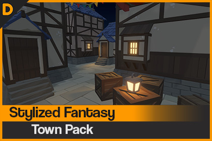 Stylized Fantasy - Town Pack