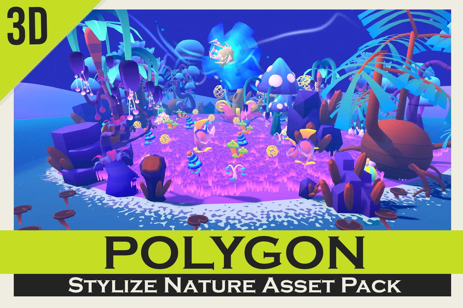 Unity Engine Nature Stylize Nature Pack 03 | 3D Environments | Unity Asset Store
