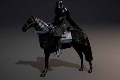 Dark Knight - Animated Undead Horse Rider