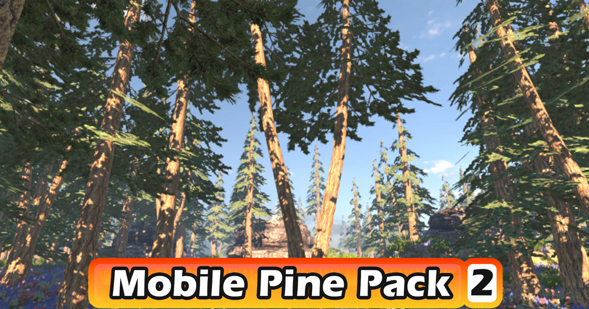Mobile Pine Tree Pack #2 | 3D Trees | Unity Asset Store