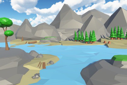 3D Low Poly Environment