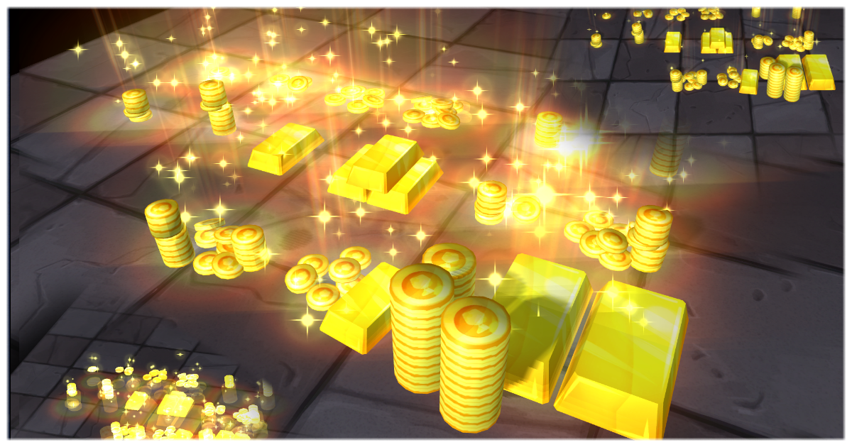 The Gold Pick up Pack | 3D Props | Unity Asset Store
