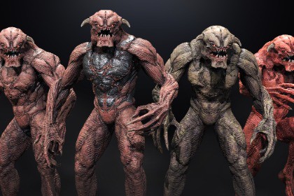 Intelligent Alien Race HELLBULL