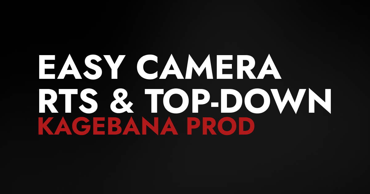 Easy Camera: RTS & Top-Down | Camera | Unity Asset Store