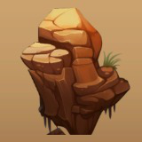 Animated 2d Desert Platformer Stylized Environments Asset vol.2