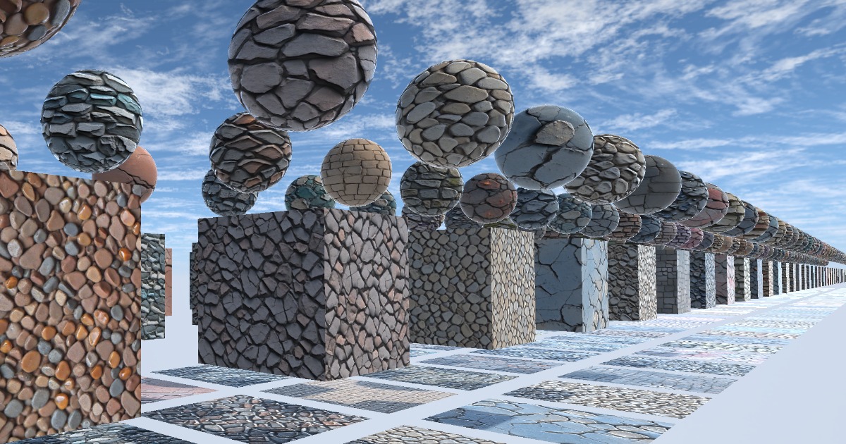 Dungeon Floors and Walls 150 Textures Pack 2 | 2D Textures & Materials ...