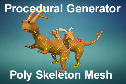 Poly Skeleton Mesh - Procedural Generator