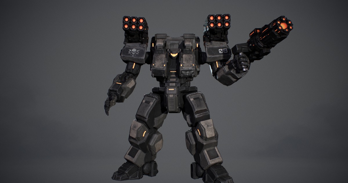Heavy Mech | 3D Robots | Unity Asset Store