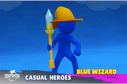 Casual Heroes - Blue Wizard