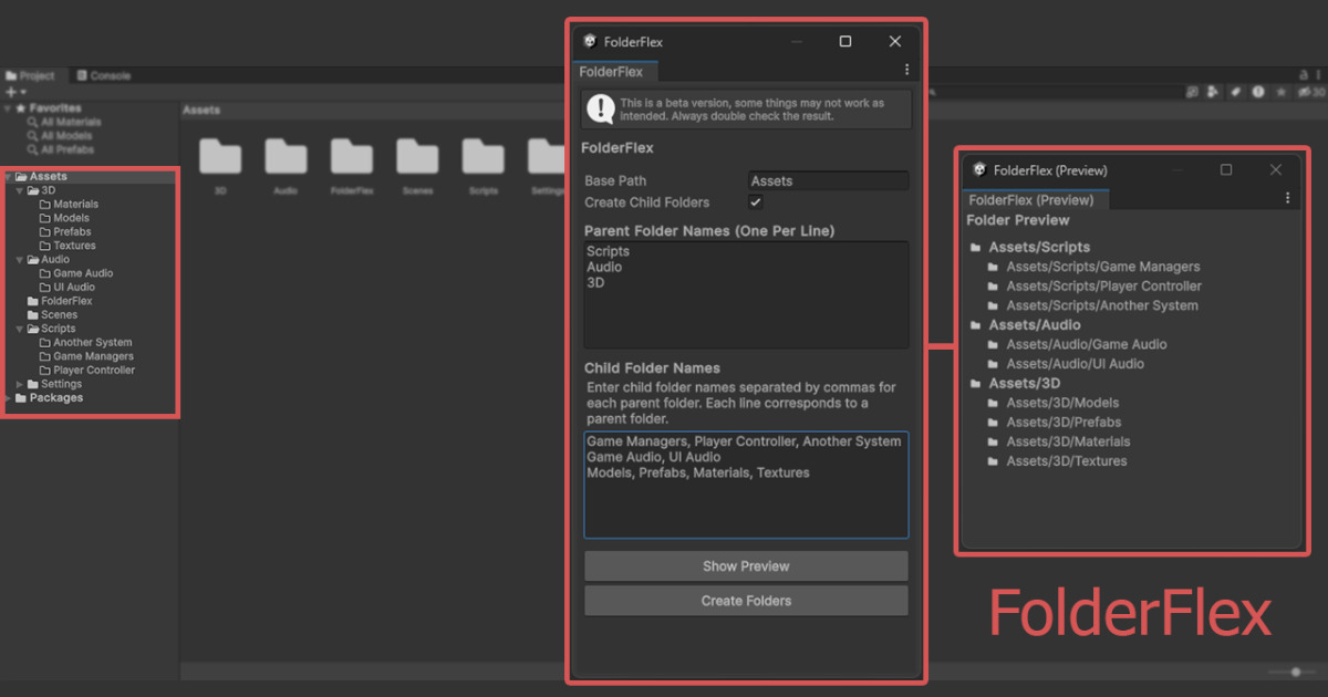 FolderFlex | Utilities Tools | Unity Asset Store