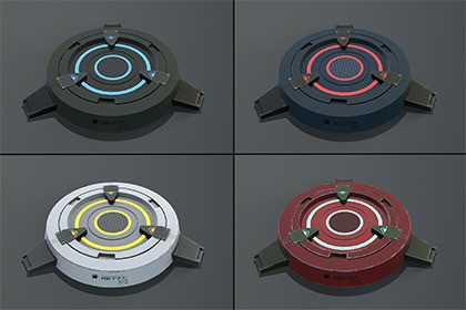 Sci-fi Jumpad Core Platform
