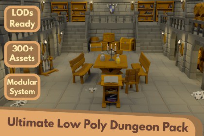 Ultimate Low Poly Dungeon Pack