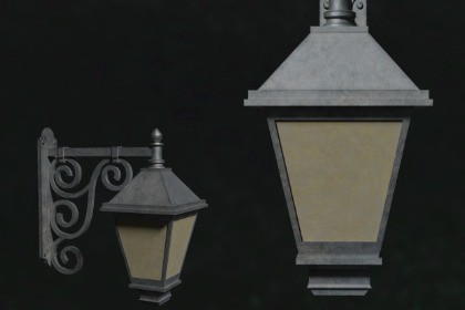 Wall Lamp Antique Series Luminary Outside Glow G1 - N2