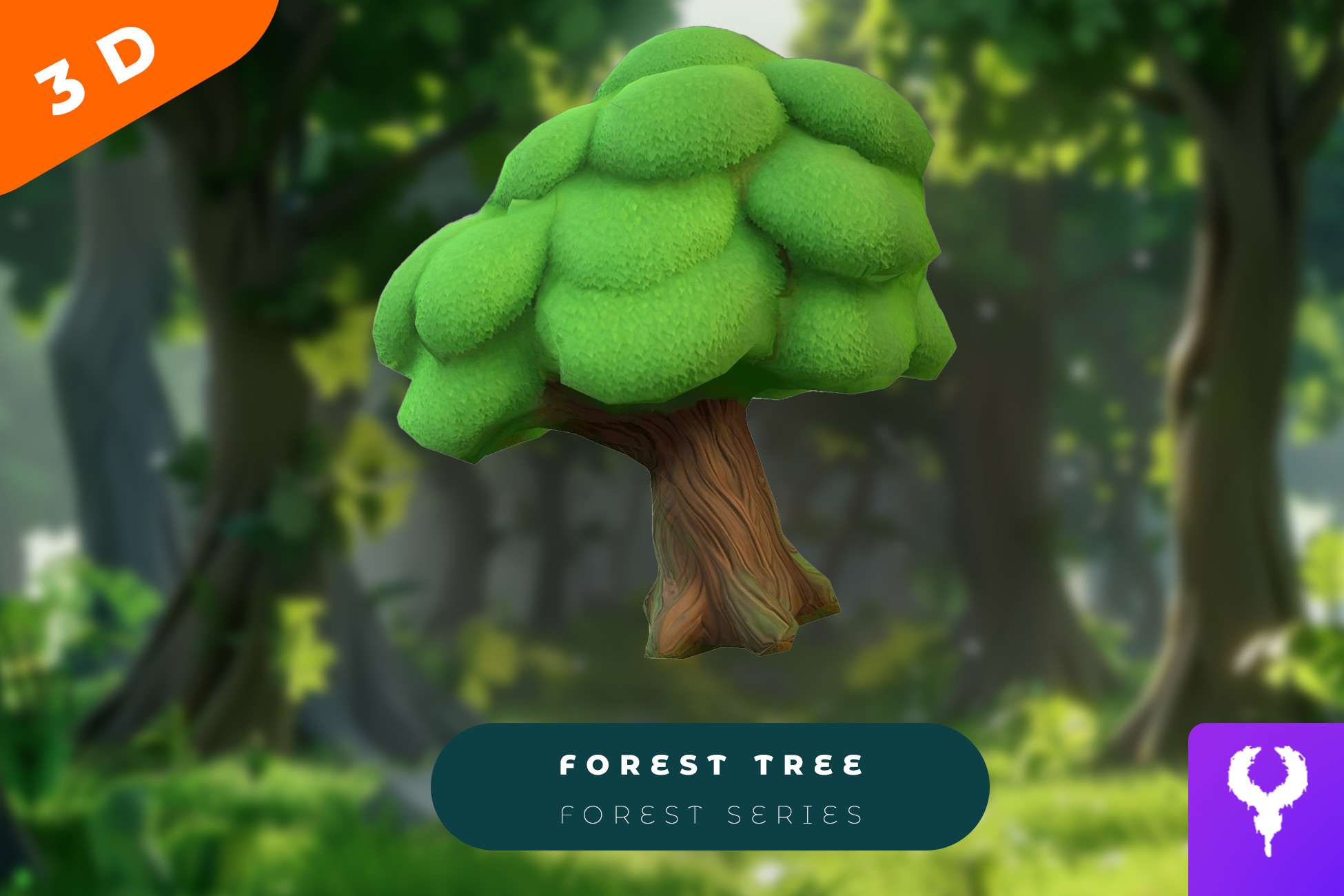 Cartoon Forest Tree | 3D Trees | Unity Asset Store