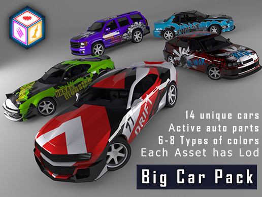 Car Handle Unity Asset Big Car Pack | 3D Vehicles | Unity Asset Store
