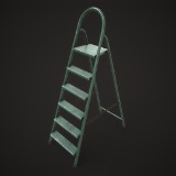 Metal stepladder