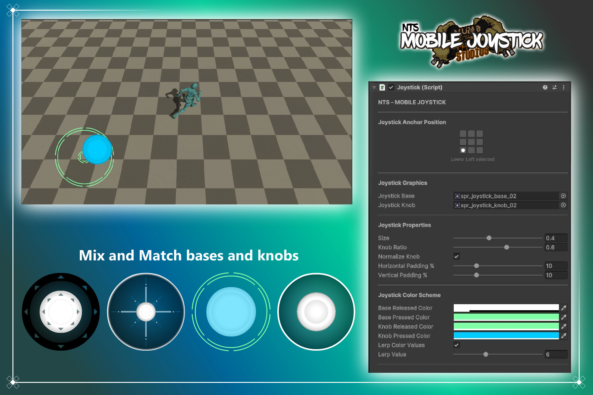 NTS Mobile Joystick Input Management Unity Asset Store