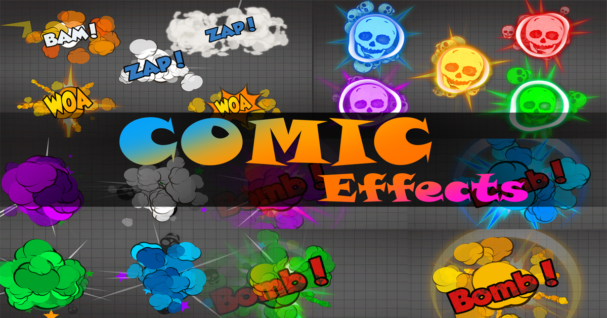 Comic Explosion Effect | Fire & Explosions | Unity Asset Store