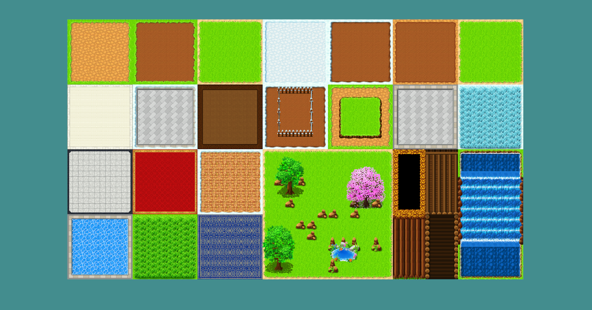 Rpg Sprite Library Path Tile Autotile Importer for RPG Maker-Compatible Tilesets image | Sprite ...
