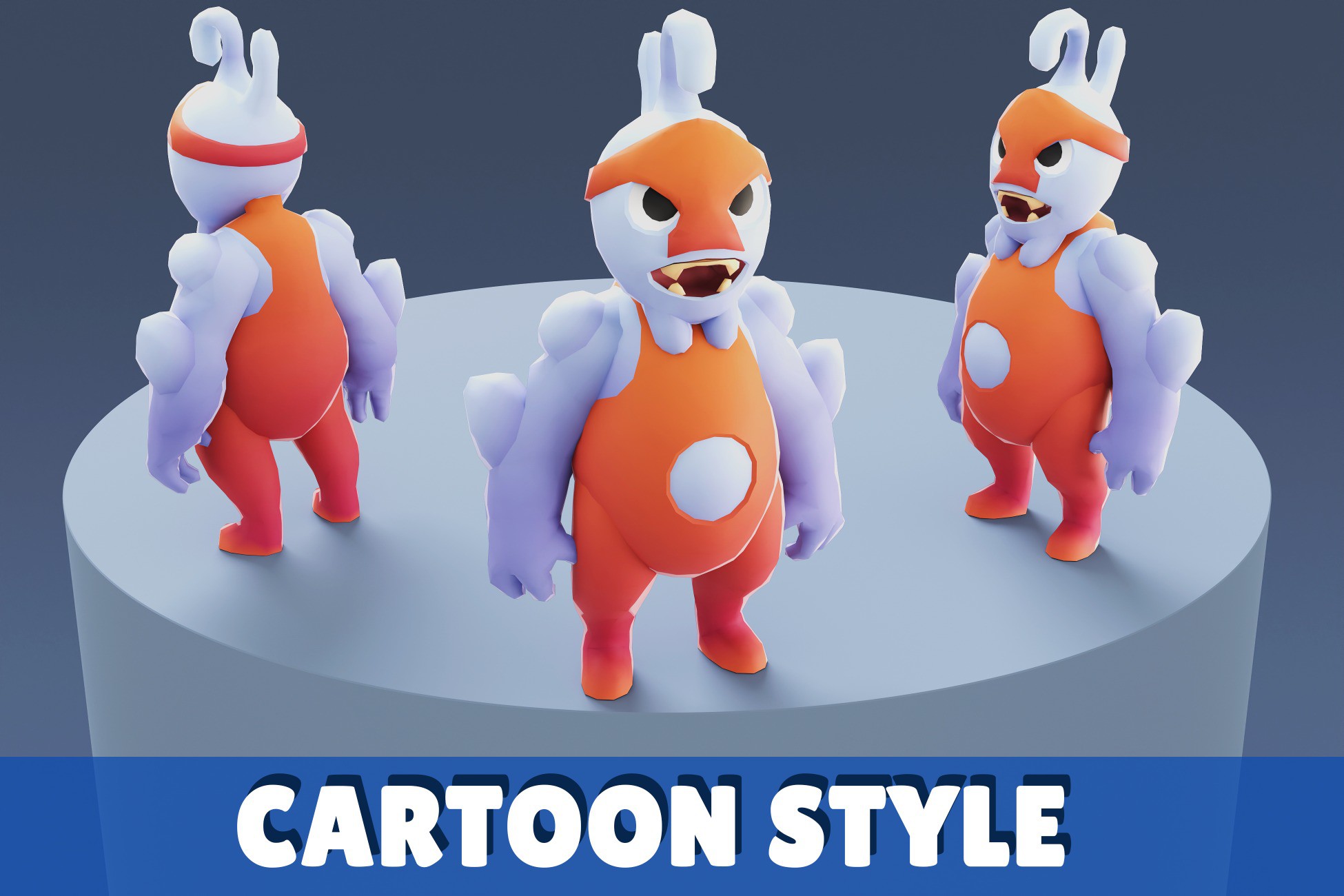 Cartoon Characters - Big Wrestler Warrior | 3D 생물 | Unity Asset Store