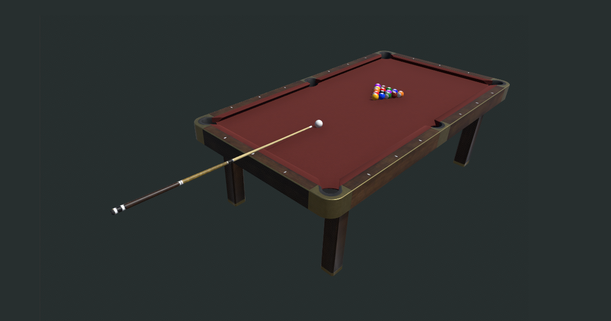 Pool Billiard Table | 3D Props | Unity Asset Store