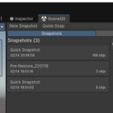 Scene Git - Version Control
