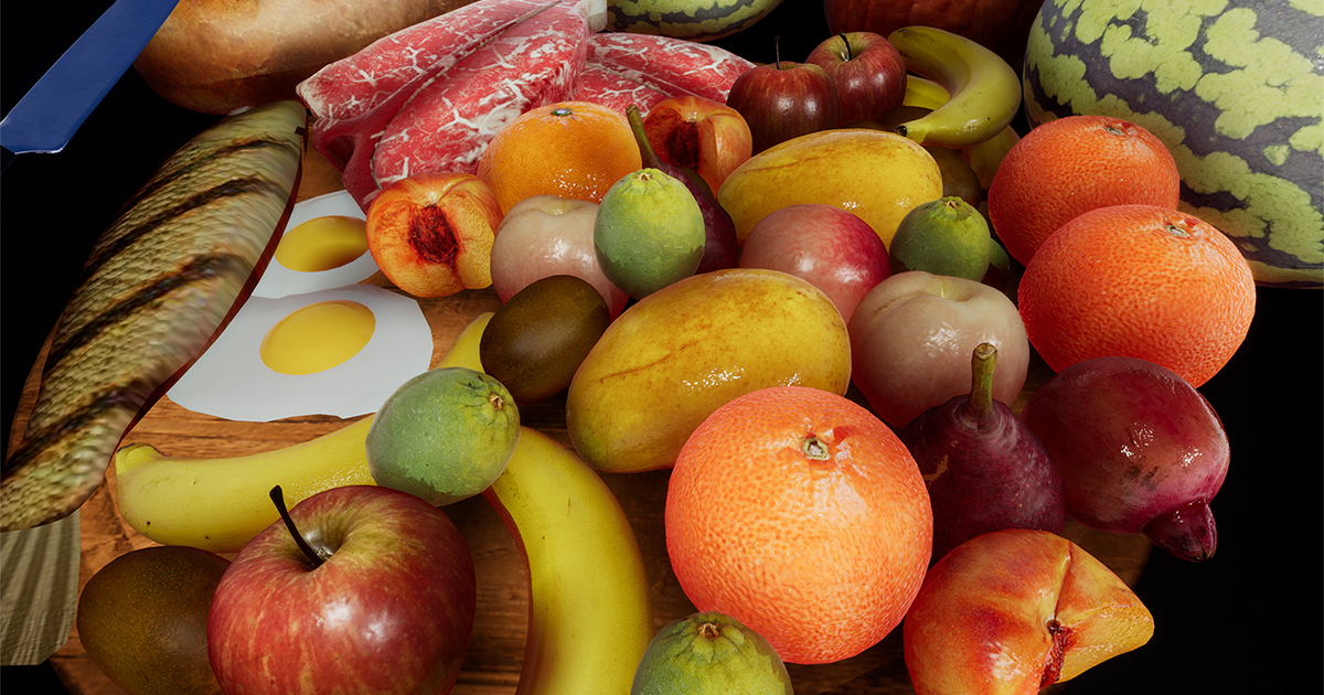 Ultimate Food Props I 20+ Variations 3D Food Unity Asset Store