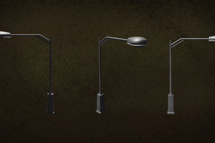 Lamp Street LightPost Series ModernUrbanLux LT2 N2 - G2