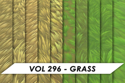 Stylized Textures - Vol 296 - Grass