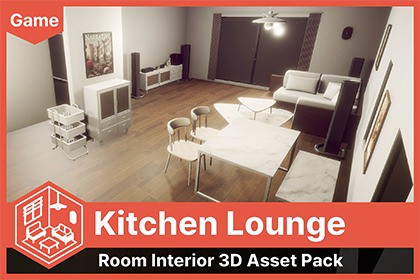 Living Kitchen Lounge (UModeler X)