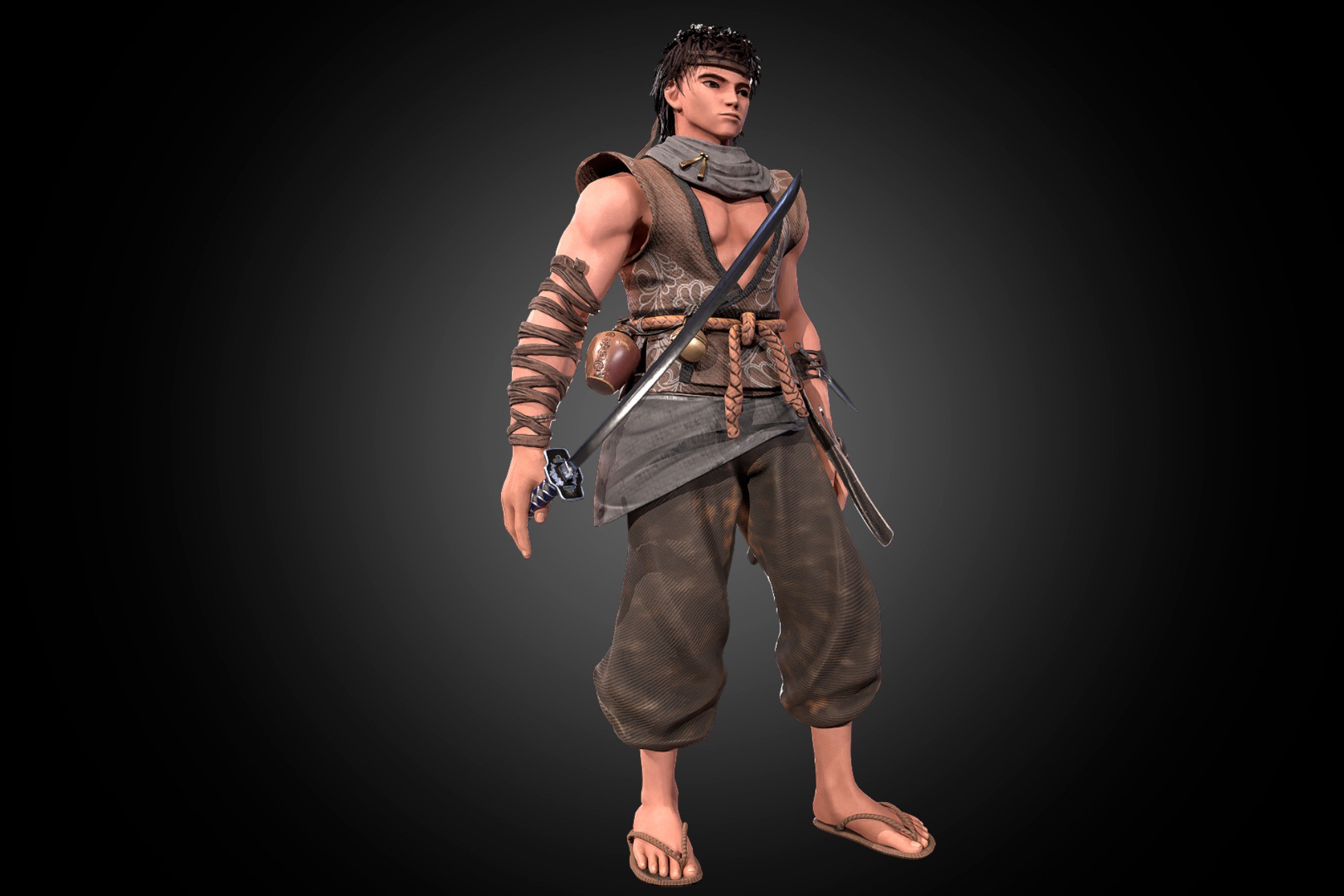 Unarmed Samurai | 3D Characters | Unity Asset Store