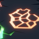 Glowing Cracks Shader