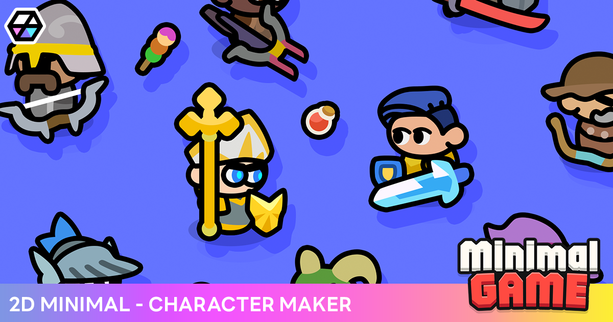 2D Minimal - Character Maker | 2D Characters | Unity Asset Store