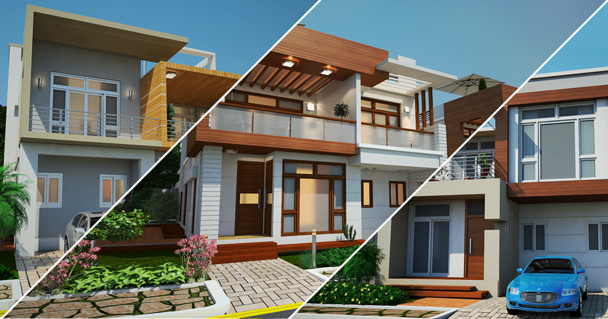 Modern Homes Pack | 3D Urban | Unity Asset Store